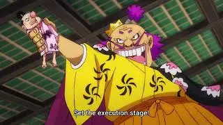 Momonosuke facing the enemy that killed his father||ONE PIECE 989