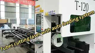 SMARTECH tubes cutting machine with auto loading