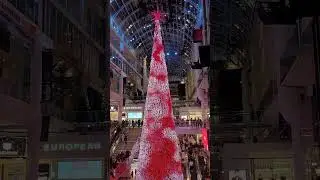 Eaton Centre - Christmas Tree Light and snow show, 2023 - full 3 mins