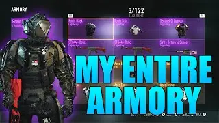 Advanced Warfare: MY FINAL ENTIRE GRAND MASTER PRESTIGE ARMORY! - 1462 ITEMS & 122 PAGES!