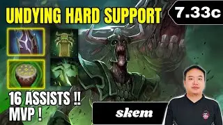 PATCH 7.33c - skem Undying Hard Support Gameplay - Dota 2 Full Match Gameplay