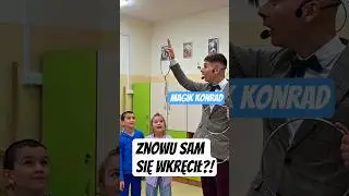 Magik zepsuł koła?! 😭🤣 #magikkonrad #linkingrings #pokaziluzji