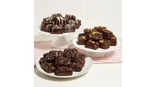 David's Cookies Chocolate Enrobed Brownies  3 Flavors