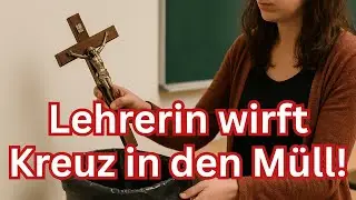 Lehrerin wirft Kreuz in den M&uuml;ll! - Wenn Glaube mit F&uuml;&szlig;en getreten wird!