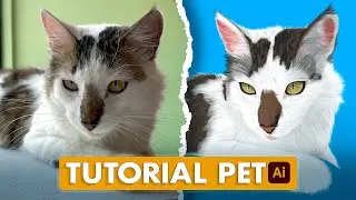 🐶 Podrás VECTORIZAR a CUALQUIER ANIMAL · Paso a Paso 🙊 | Illustrator Tutorial (Mouse o Tableta)