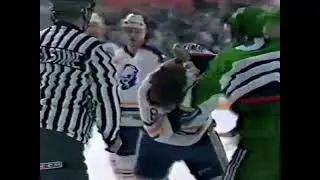 Ulf Samuelsson Vs. Dave Snuggerud Feb. 18th, 1990