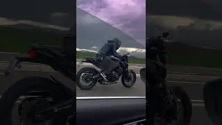 Honda CB650R acceleration with Akrapovič 🌬🪽