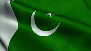 [10 Hours] Pakistani Flag Waving - Waving Flags