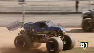 Wild Monster Jam Freestyle Velociraptor Monster Truck Atlanta Motor Speedway April 2023