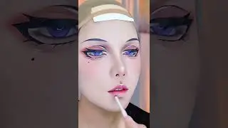 2d lip makeup  アーティストの功績 : 冯媛媛 #cosmakeup  #2D  #anime #cosplay #makeuptips  #makeuptutorials #anime