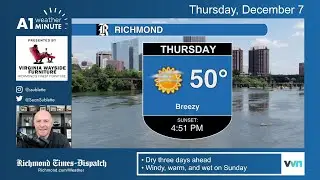 Warming into the weekend, but finishing wet, windy. Meteorologist Sean Sublette explains
