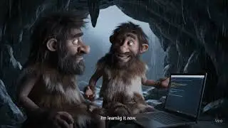Caveman Learns Python Coding