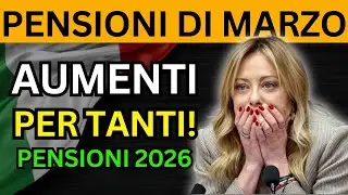 PENSIONI DI MARZO 👉🏻 3 NUOVE FUNZIONALITÀ IN ARRIVO E NUOVI AUMENTI PER TANTI! FINALMENTE CI SIAMO!?