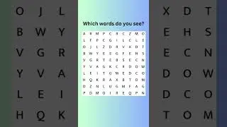 257. Can You Find All The Hidden Words? #quiz #wordpuzzlegame #braingames #wordfinds #wordsearch