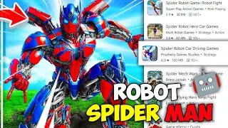 I Tried ROBOT SPIDER MAN Game in playstore 🤖🕷️