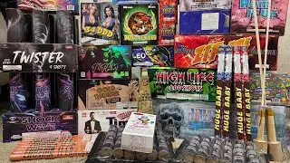 2025 FIREWORK STASH!!