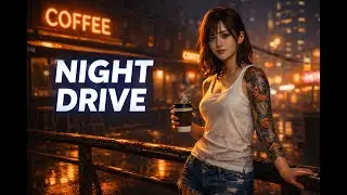 Warm Cyberpunk Night Drive &ndash; Late Night Ambient Session