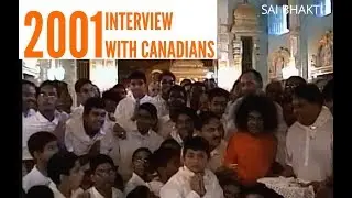 2001 Sri #Sathya #Sai Baba #interview with the #Toronto Sai Centre