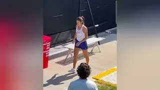Update: Emma Raducanu Prior Practice