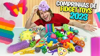 FIZ COMPRINHAS DE FIDGET TOYS NA MINHA CIDADE  e encontrei muita novidade! 😱