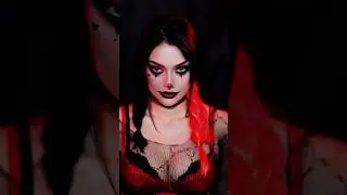 Harley Quinn is here! Happy Halloween#makeup #harleyquinn #harleyquinncosplay