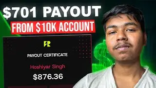 First Payout From My $10k Funded Account 701$ Live