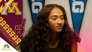 Amaya Battle explains why Minnesota is her 'home' on and off the court | NBC Sports