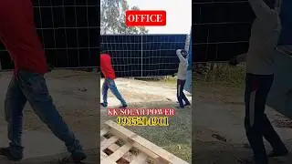 KK SOLAR POWER SITAPUR Office Loom Solar panel