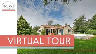 Virtual Tour N13137E, Villa overlooking golf course with pool, 79340 Les Forges
