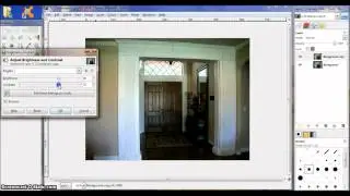 How to quickly optimize a house photo using GIMP