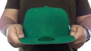 New Era '59FIFTY-BLANK' Solid Kelly Green Fitted Hat