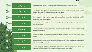PEMAHAMAN TENTANG CAPAIAN PEMBELAJARAN LULUSAN(CPL) PROGRAM STUDI INFORMATIKA UNIV UMM