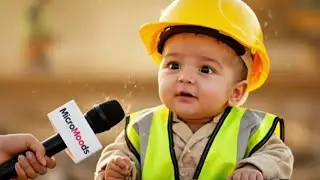 ,😍 Hilarious short Baby clips That will Make you Laugh !ai funny interview #ai funny video #funnyvid