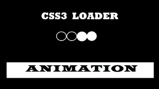 How to create Dot Loader Using Only HTML & CSS3 - Pure HTML CSS Tutorial - CodeWithTanmay