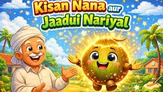 Jaadui Nariyal Ki Kahani 🥥| Kisan Nana Aur Magical Coconut | Kids Cartoon Story