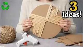 Don&rsquo;t Throw It Away! Amazing DIY Home Decor from Plastic & Cardboard😱