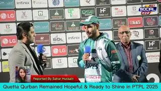 Quetta Qurban Remained Hopeful & Ready to Shine in PTPL 2025
