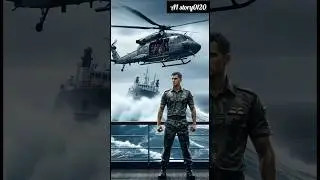 An Indian Army soldier saved a sinking ship in the sea. ⛵ #ai #army