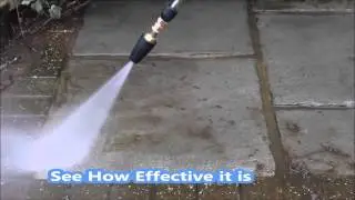 Spinaclean Turbo Nozzle - Pressure Washing/Driveway Cleaning