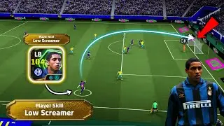 LOW SCREAMER SKILL - 100 😳 ROBERTO CARLOS Inter Milan | Young R.CARLOS With Low Screamer | efootball