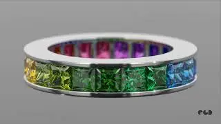 3D Product Renderings: A New Era for Product Design in Jewelry Industry, Color Band Render Animation