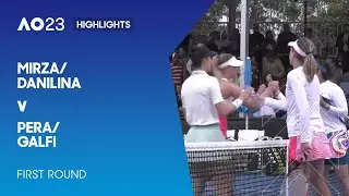 Mirza/Danilina v Pera/Galfi Highlights | Australian Open 2023 First Round