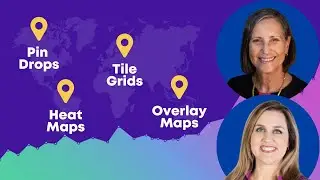 4 Types of Maps: Pin Drops, Heat Maps, Tile Grids, and Overlays