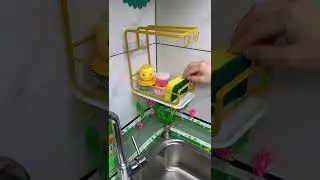 Kitchen Sink Organizer with Towel Holder#shorts #ytshorts #youtubeshorts