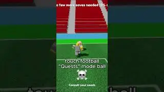 why is the practice ball so bad💀 #touchfootball #roblox #soccer