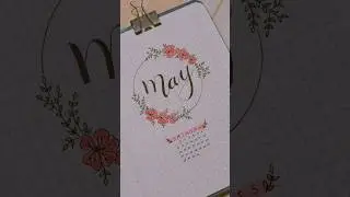 may coverpage ideas for bulletjournal | #shorts #youtubeshorts #bulletjournal #shortvideo