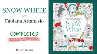 [Completed Coloring Book] Snow White by Fabiana Attanasio