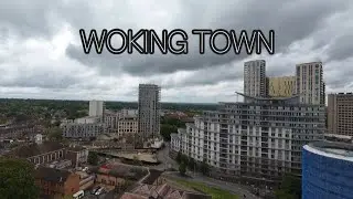 Aerial footage of Woking Town 🪽