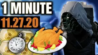 Xur in 1 MINUTE - (11.27.20) Warlocks GIVE THANKS! [Destiny 2 Beyond Light]