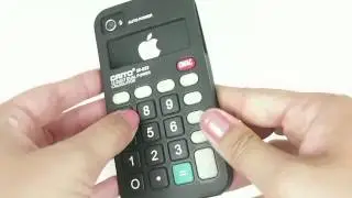 Видеообзор чехла-калькулятора для iPhone 4/4S